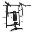 125pl_jprg.jpg – Balanced independent levers
The handles maintain a neutral wrist angle throughout the movement
2 handle positions
Adjustable seat
2 pairs of weight holders on side frame
Separate bracket for floor fixing
NOTE! The machine is only delivered in this color combination. – Nordic Gym