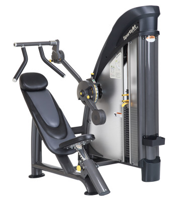 s923.jpg – Gas-assisted cushion for easy adjustment
The handles rotate naturally throughout the range of motion
Adjustable handle positions hold a variety of positions.





 – Nordic Gym