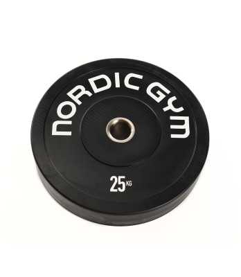 60025.jpg – Helgummerad Bumper plate med stålcentrum för skivstångsträning.
Denna skiva är 83mm bred. – Nordic Gym