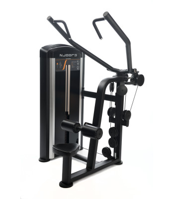 ha043.jpg – Separate levers that follow the movement. Provides both movement and strength training at the same time. The long trajectory of movement allows the muscles to be stretched properly.
Mainly trains the back muscles, the shoulder fixators and the flexor muscles of the arms. – Nordic Gym