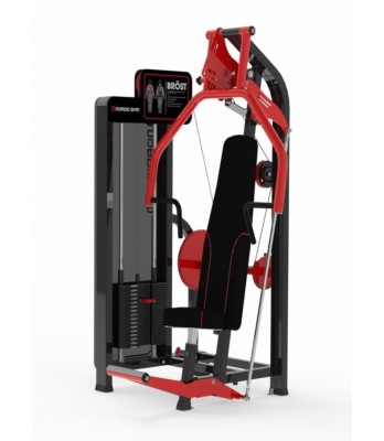 125FLR – ADDICTED by Nordic Gym.
En perfekt maskin för bröstträning som samtidigt ger en ordentlig utsträckning av musklerna. Tränar främst bröst-, axel- och armens sträckarmuskulatur. – Nordic Gym