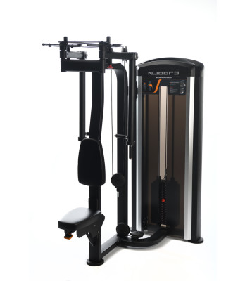 ha015.jpg – Kombinerad träningsmaskin för träning av bröstmuskulaturen samt baksida axlar/skulderfixatorer – Nordic Gym