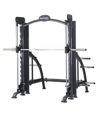 a983.jpg – Safety stops
Loaded with international weight plates
Weight stand included.
Weight plates are not included.

 – Nordic Gym