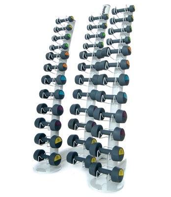 reebok_handweight_rack_re-21056.jpg – Holds 18 pairs of Reebok vinyl or rubber dumbbells.
 – Nordic Gym