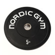 60005.jpg – Helgummerad Bumper plate med stålcentrum för skivstångsträning.
Denna skiva är 26mm bred.
 – Nordic Gym