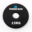 nordic_gym_int._vikt_25_kg.jpg – Helgummerad viktskiva för skivstångsträning. – Nordic Gym