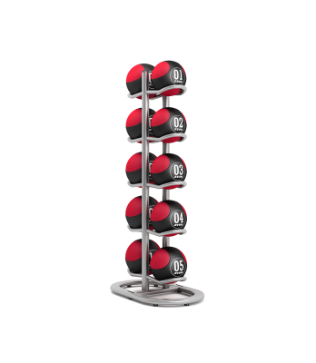 stall_10_bollar.png – Medicine Ball Rack is made for optimal storage of 10 medicine balls – Nordic Gym