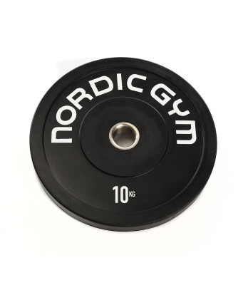 60010.jpg – Fully rubberized Bumper plate with steel center for barbell training. – Nordic Gym