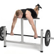 319d_start_2.jpg – Sälrodd med 10 graders lutning för maximal träningseffekt på breda ryggmuskulaturen.
Brett upplägg gör att det går att byta vikter utan att stången tippar.
(Skivstång ingår Ej) – Nordic Gym