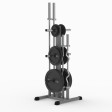 665D Med vikter – Holder for 4 international barbells.
A total of 6 weight holders where 2 + 2 can store 10 - 25 kg weights.
2 weight holders for 0.5 - 5 kg weights.
Barbell not included. – Nordic Gym