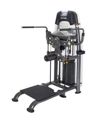 s961.jpg – Spring-assisted backrest adjustment supports users in different sizes
Angled base plate reduces the load on the lumbar spine
 – Nordic Gym