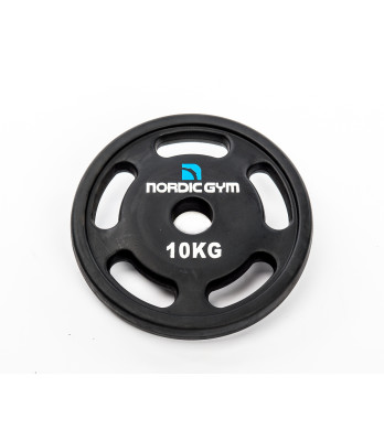 nordic_gym_int._vikt_10_kg.jpg – Fully rubberized weight plate for barbell training. – Nordic Gym