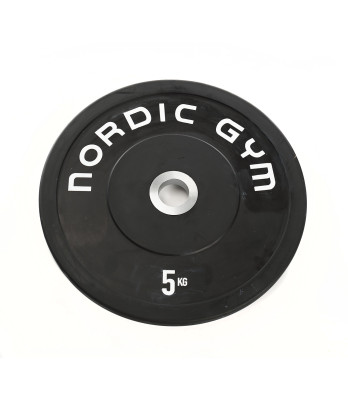 70005.jpg – Helgummerad träningsviktskiva med stålcentrum för skivstångsträning.
Denna skiva är 23mm bred. – Nordic Gym