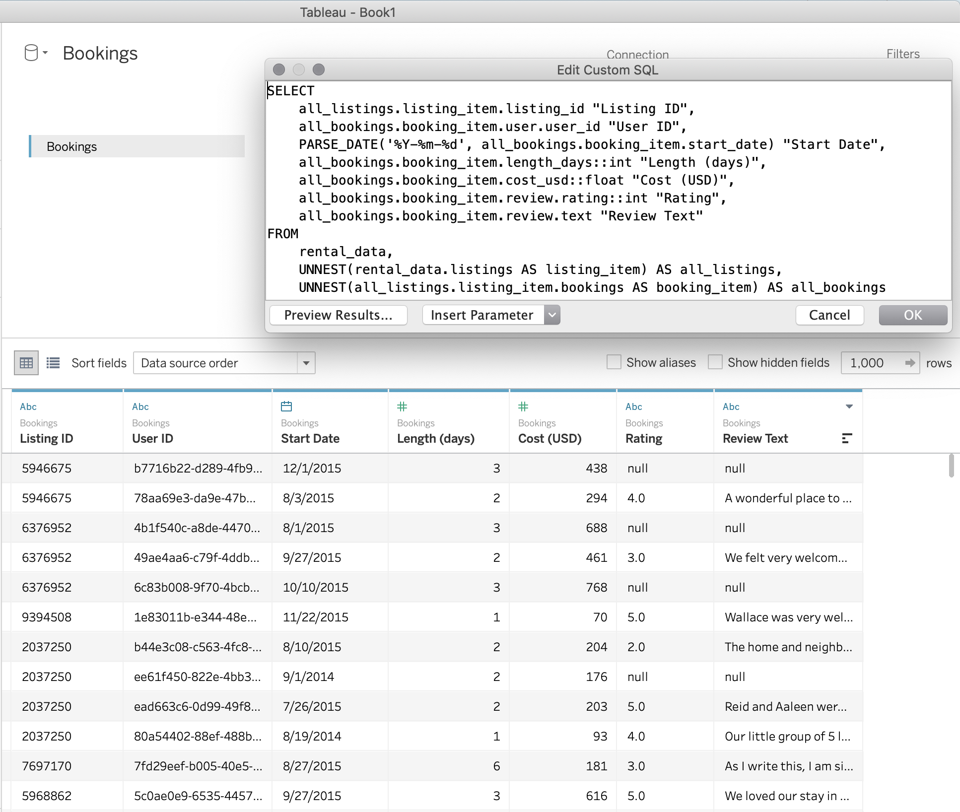 How To Get Custom Sql Query In Tableau