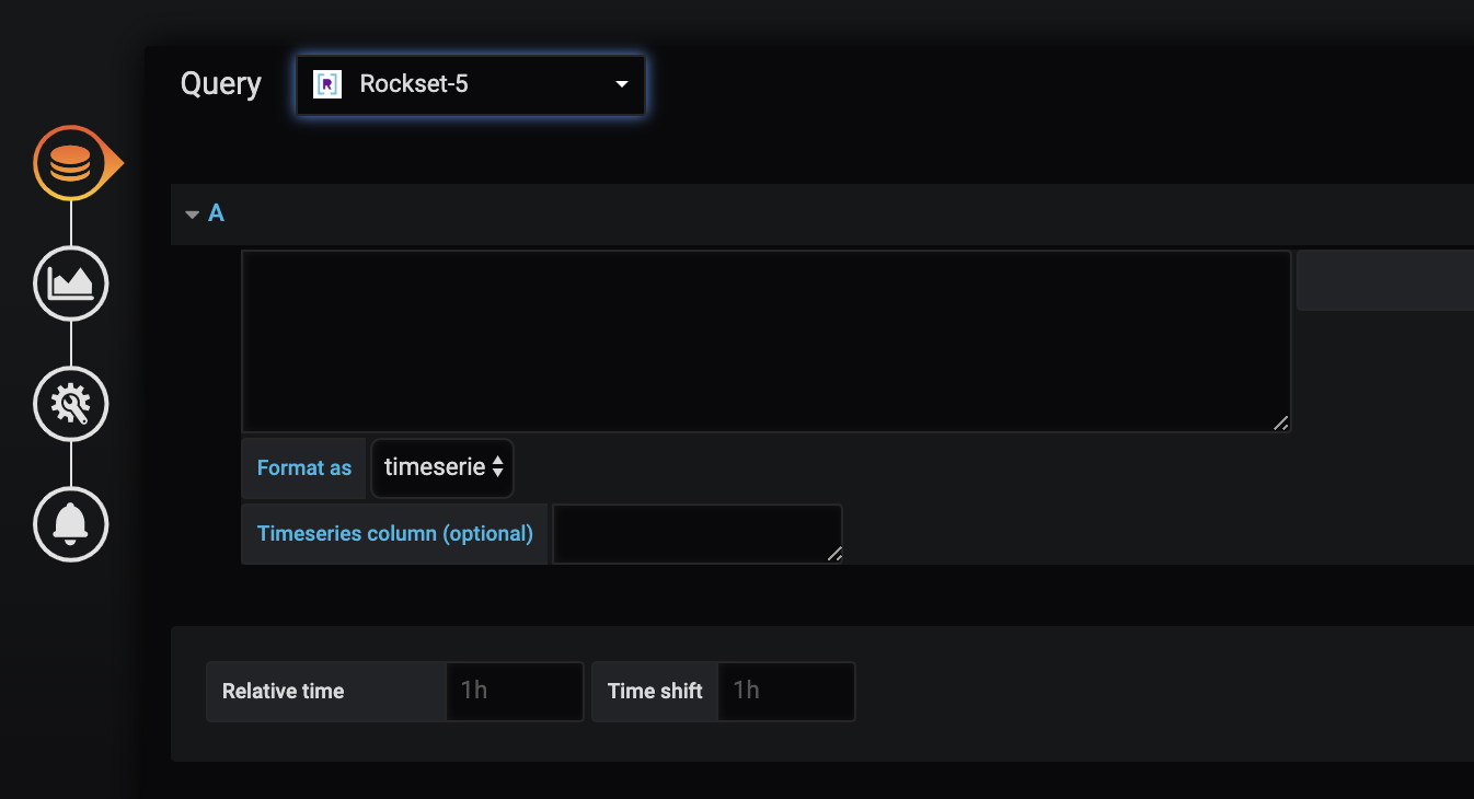 grafana query editor