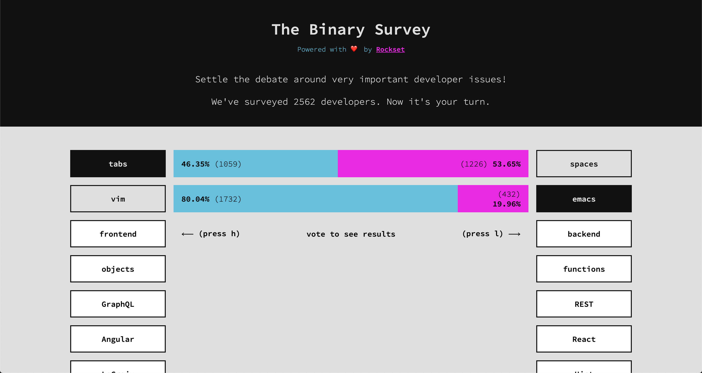binary-survey