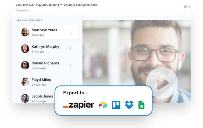 Easily integrate into your screening process