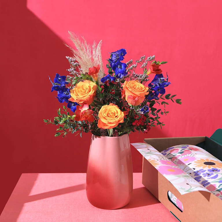 The Kish in a pink vase
