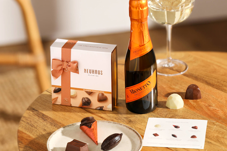 Prosecco & Neuhaus Premium Chocolates
