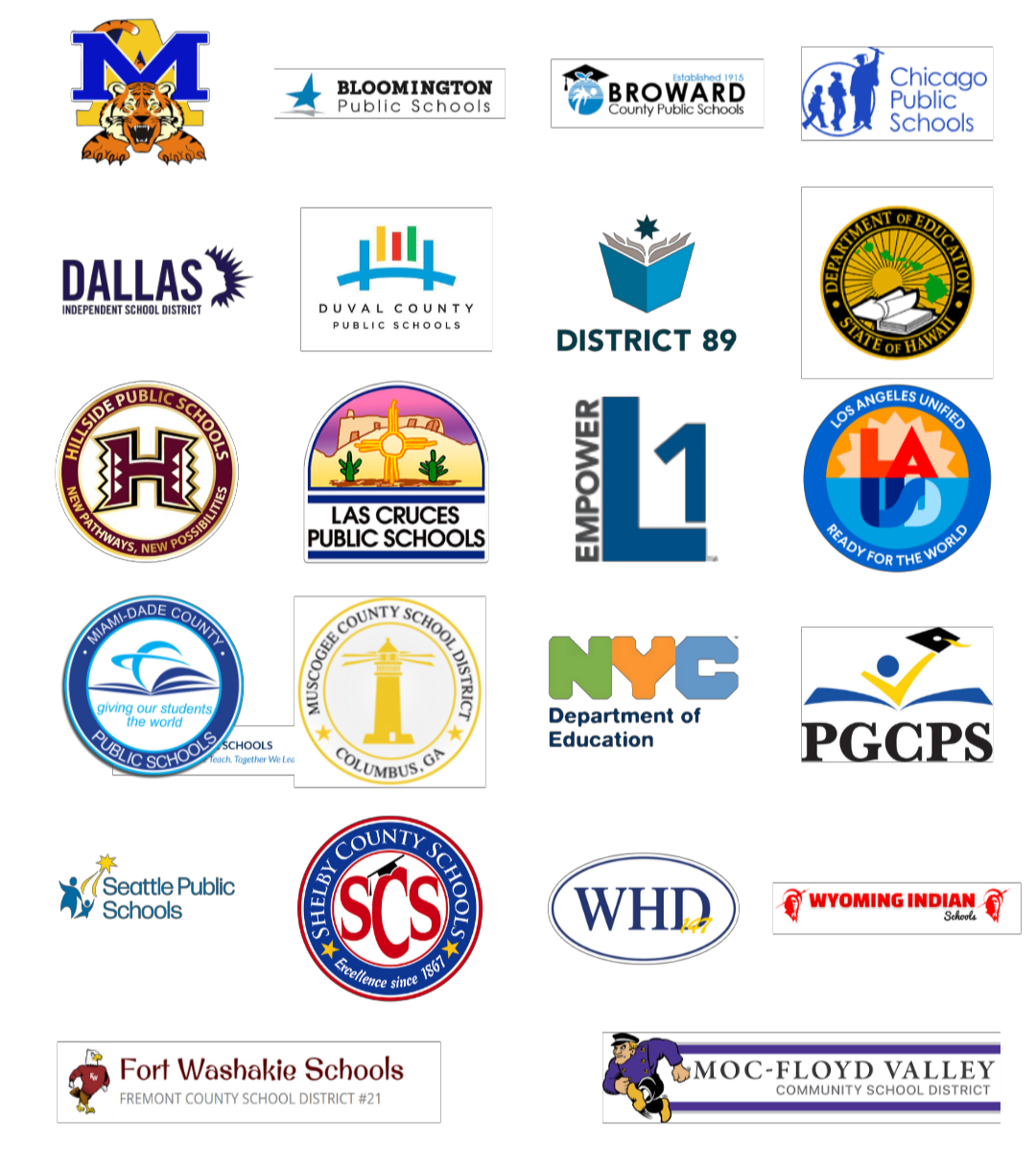 Districts We Work With