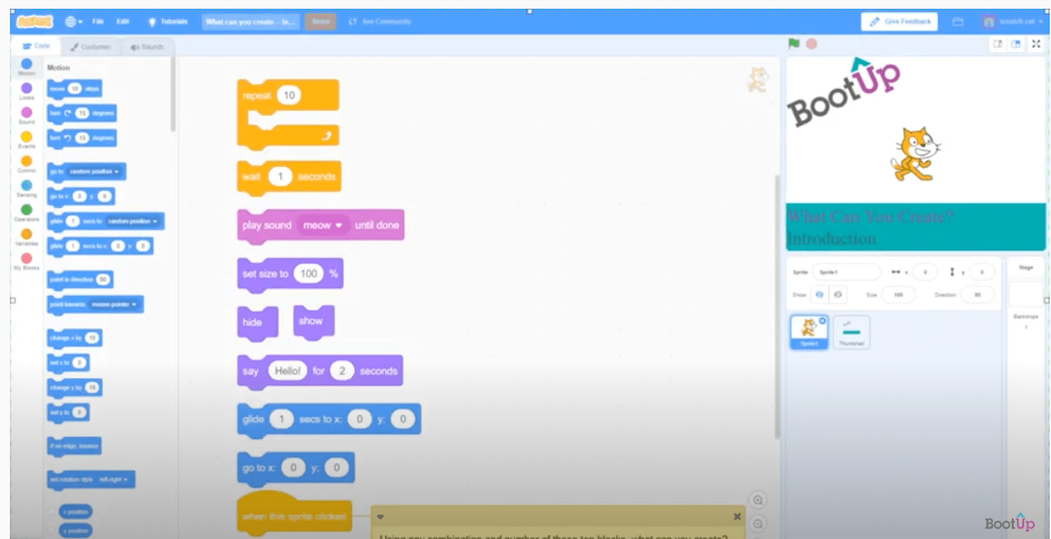 Scratch | BootUp PD