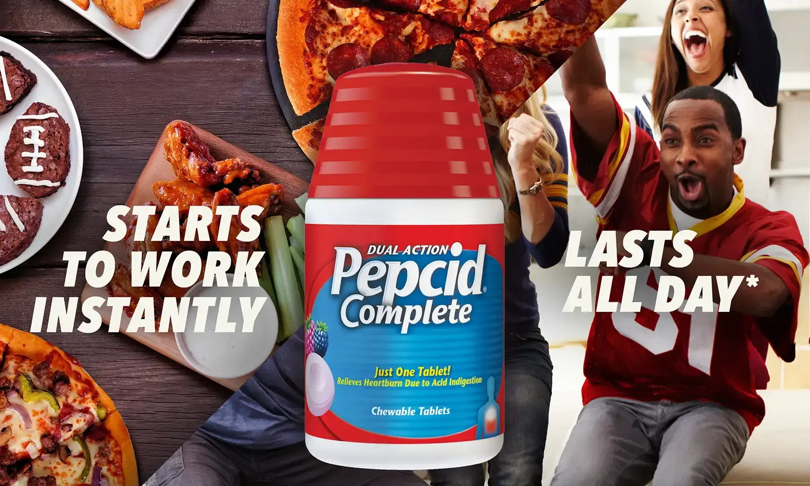  Superbowl Promotion on PEPCID COMPLETE®