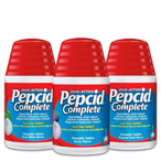 Pepcid Complete bottles and flavors