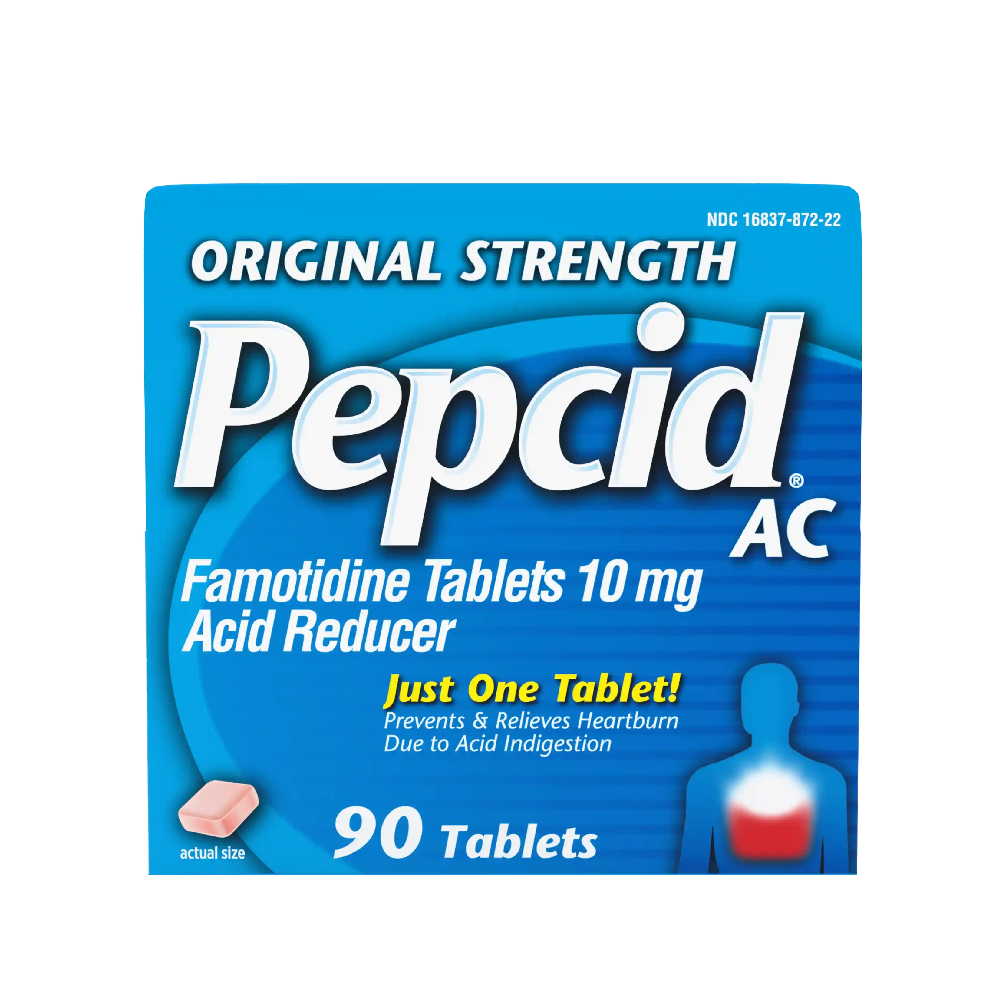 Original Strength PEPCID AC® Tablets front pack