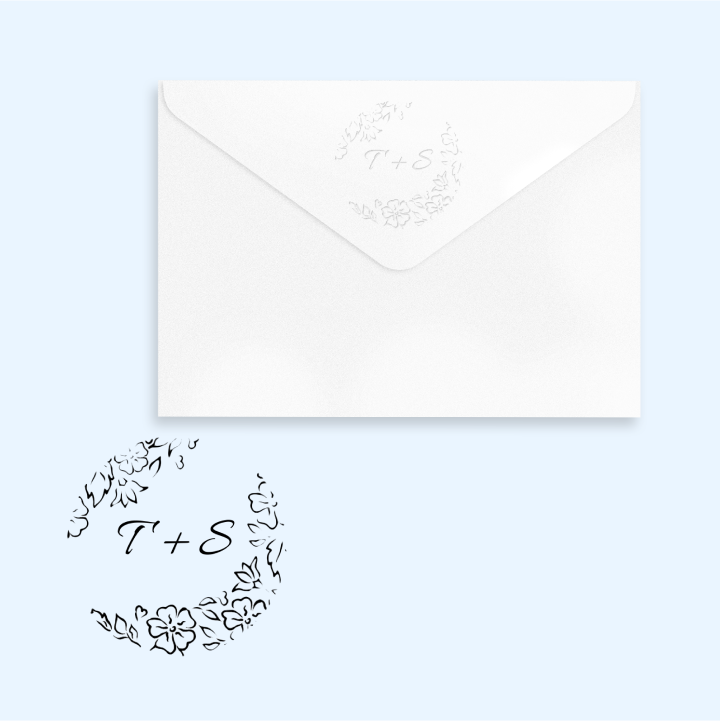 Enveloppes Flèches Personnalisées - 1 1/4 X 7 Pouces, Blanches, Lot De 12