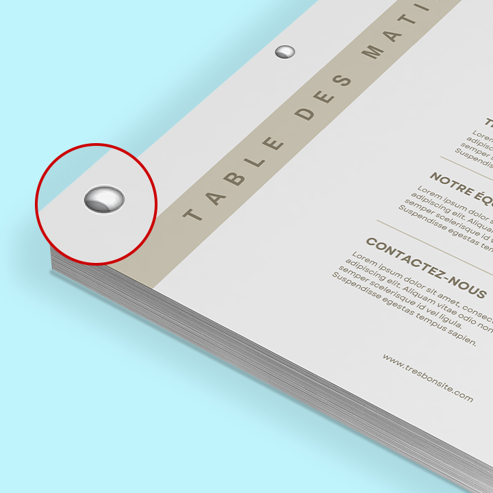 Document Printing - Promo Card - Hole Punching EN