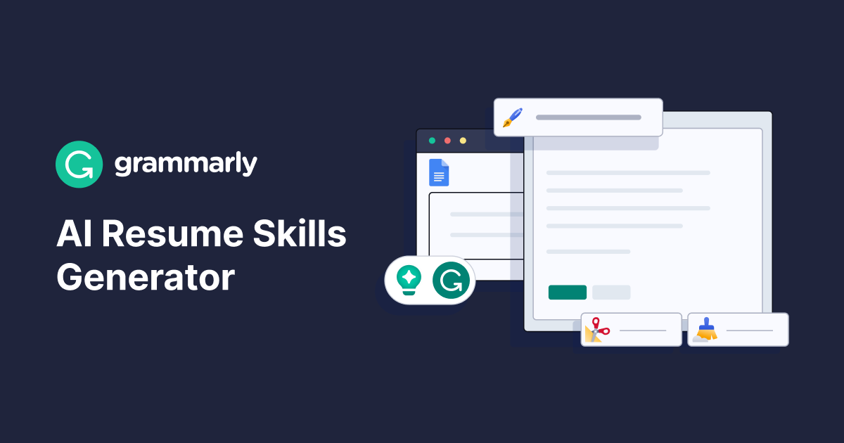 AI Resume Skills Generator Grammarly - Social Share 2