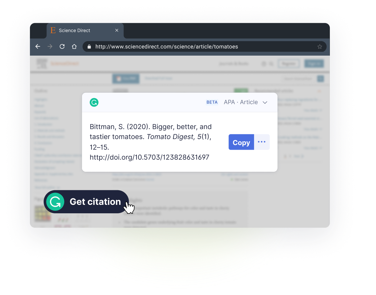 Free Citation Generator - MLA, Chicago | Grammarly