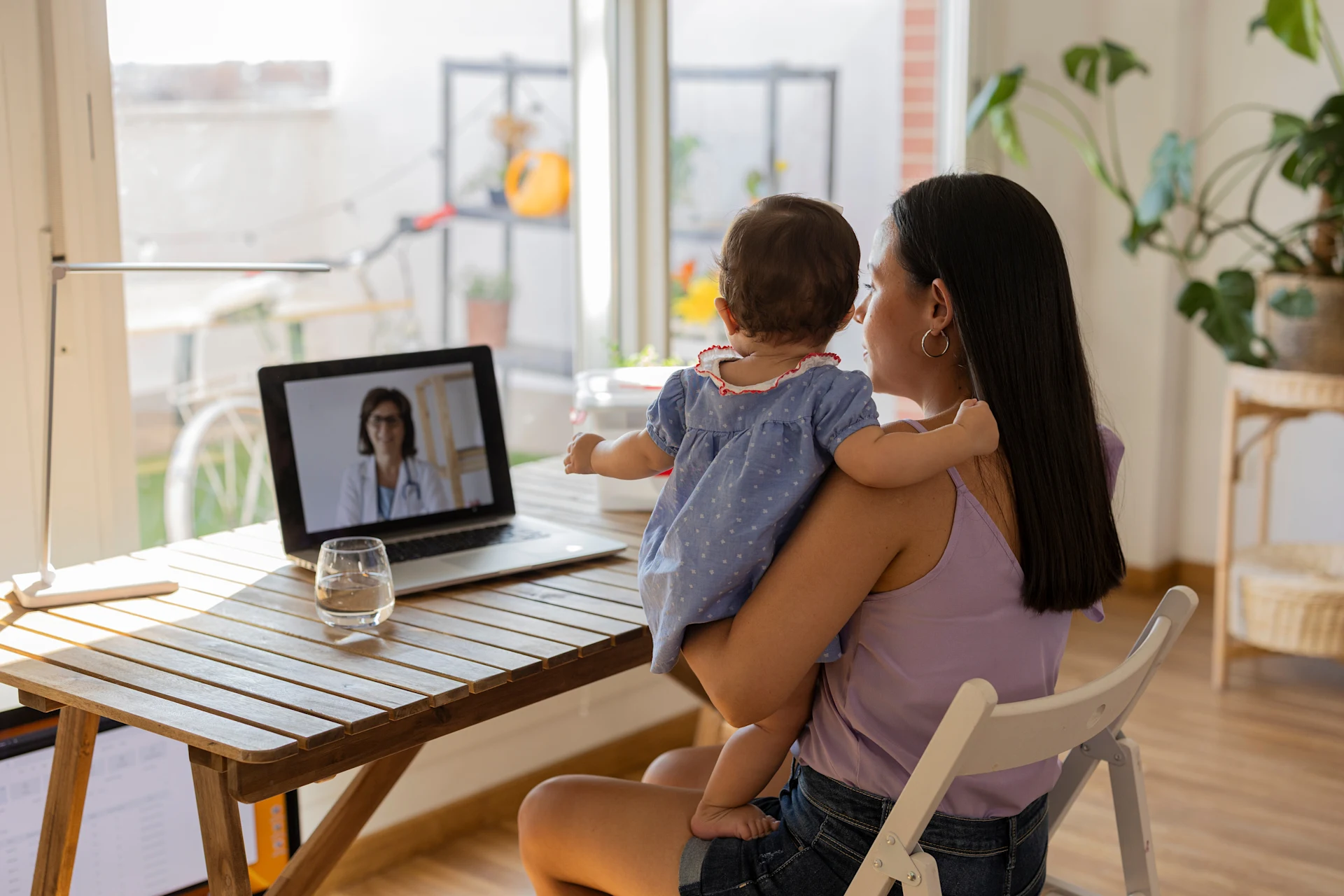 Mother child virtual visit