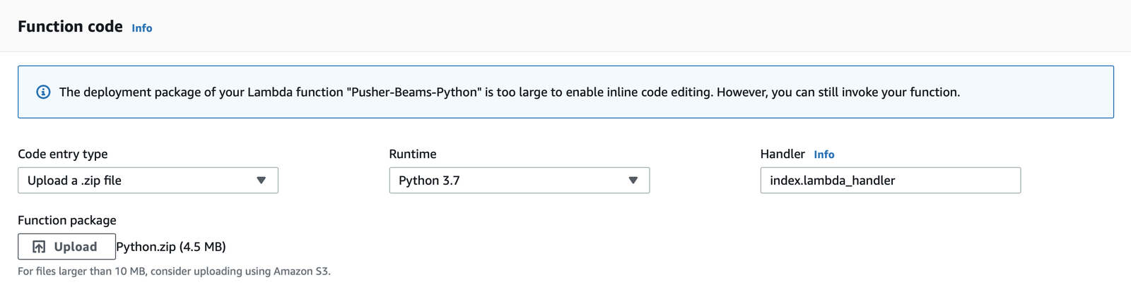 lambda-android-aws-function-code-python