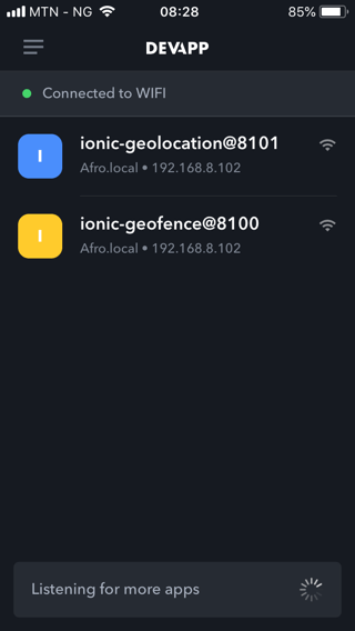 ionic-geofence-in-app