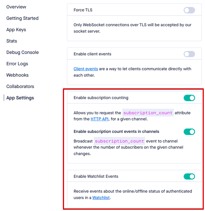 pusher-channels-watchlist-tutorial-enable-subscription-counting-watchlist-events