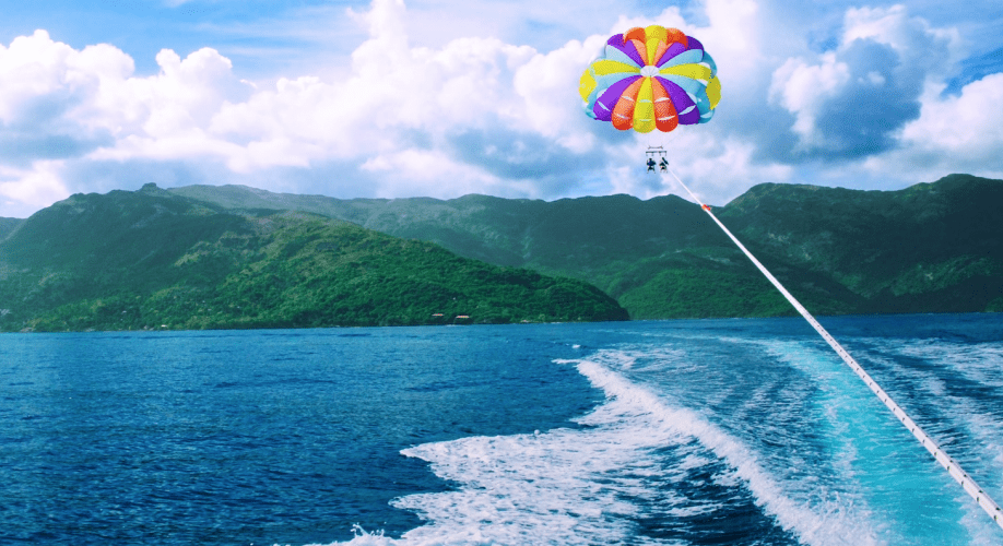Adrenaline-amping adventures are everywhere you look at our private destination in Labadee. Coast down the 300-foot Dragon’s Splash Waterslide. 