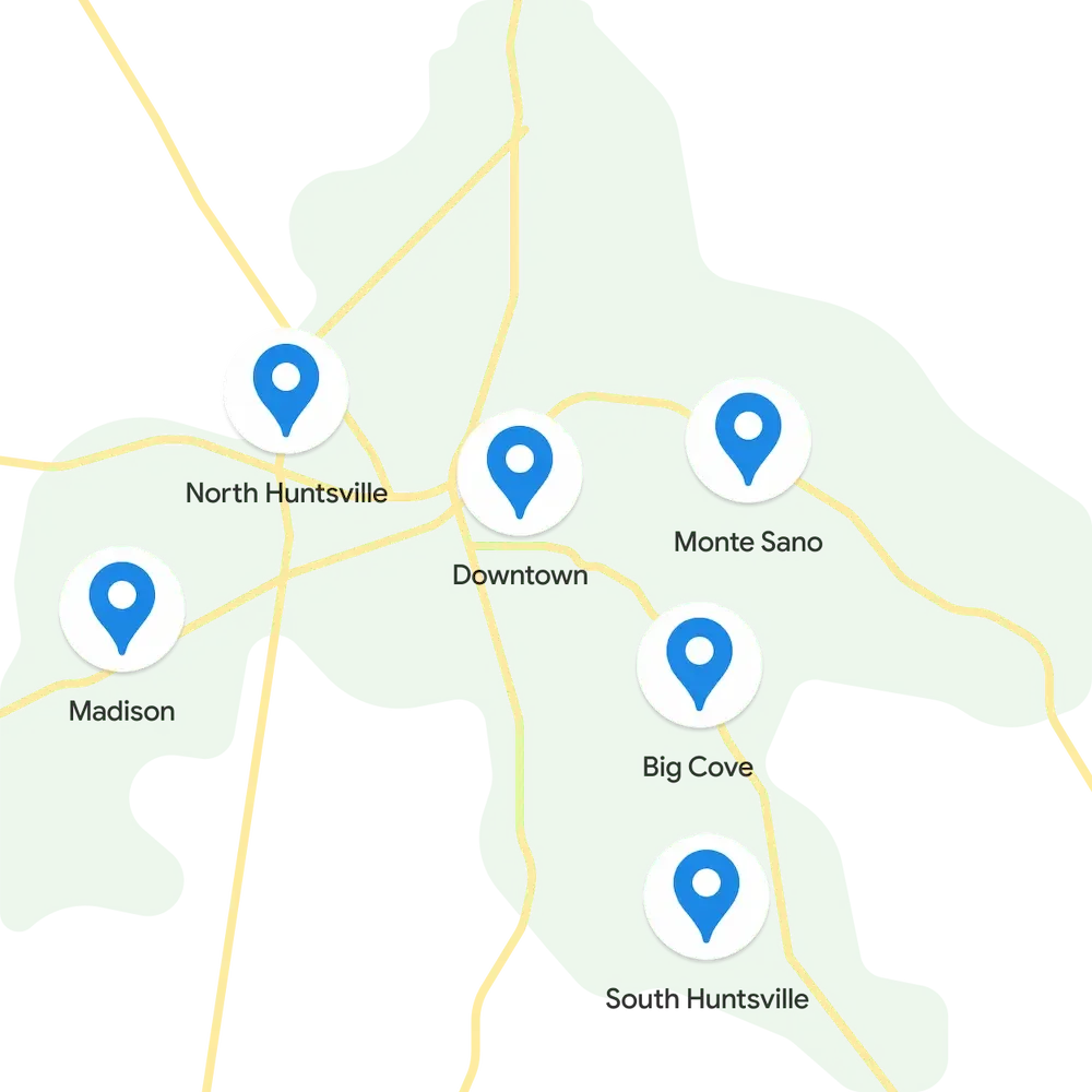 Huntsville Map