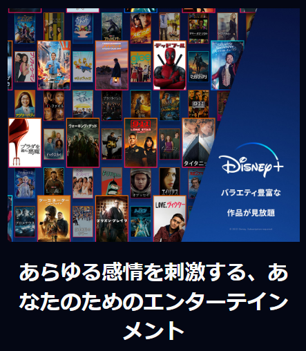Disney+（ディズニープラス）の申し込み画面のキャプチャ画像1