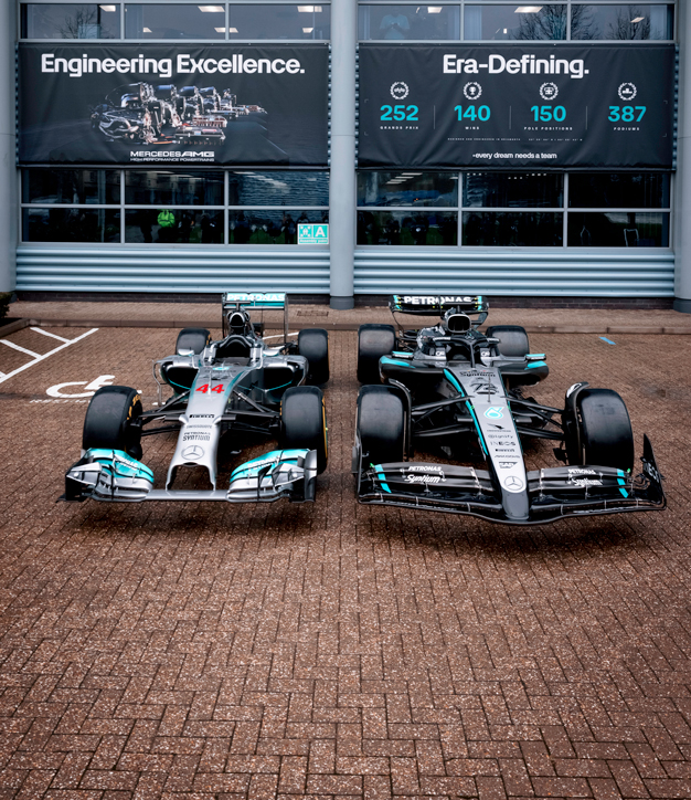 Mercedes-AMG F1 Celebrate the End of the Current F1 Turbo-Hybrid