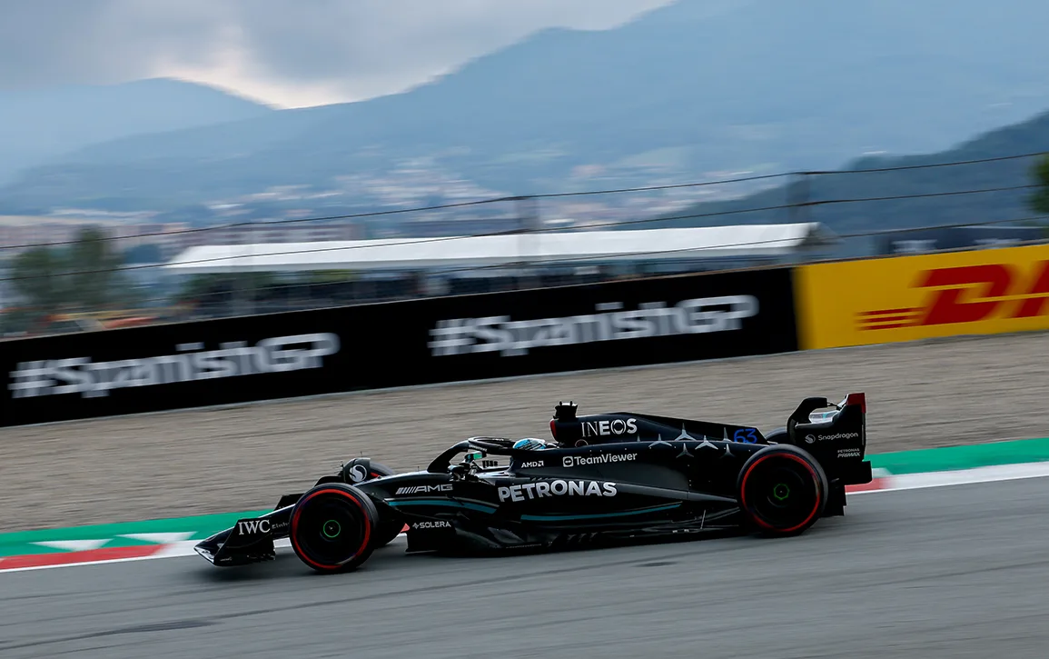 George Russell Mercedes AMG F1 Barcelona