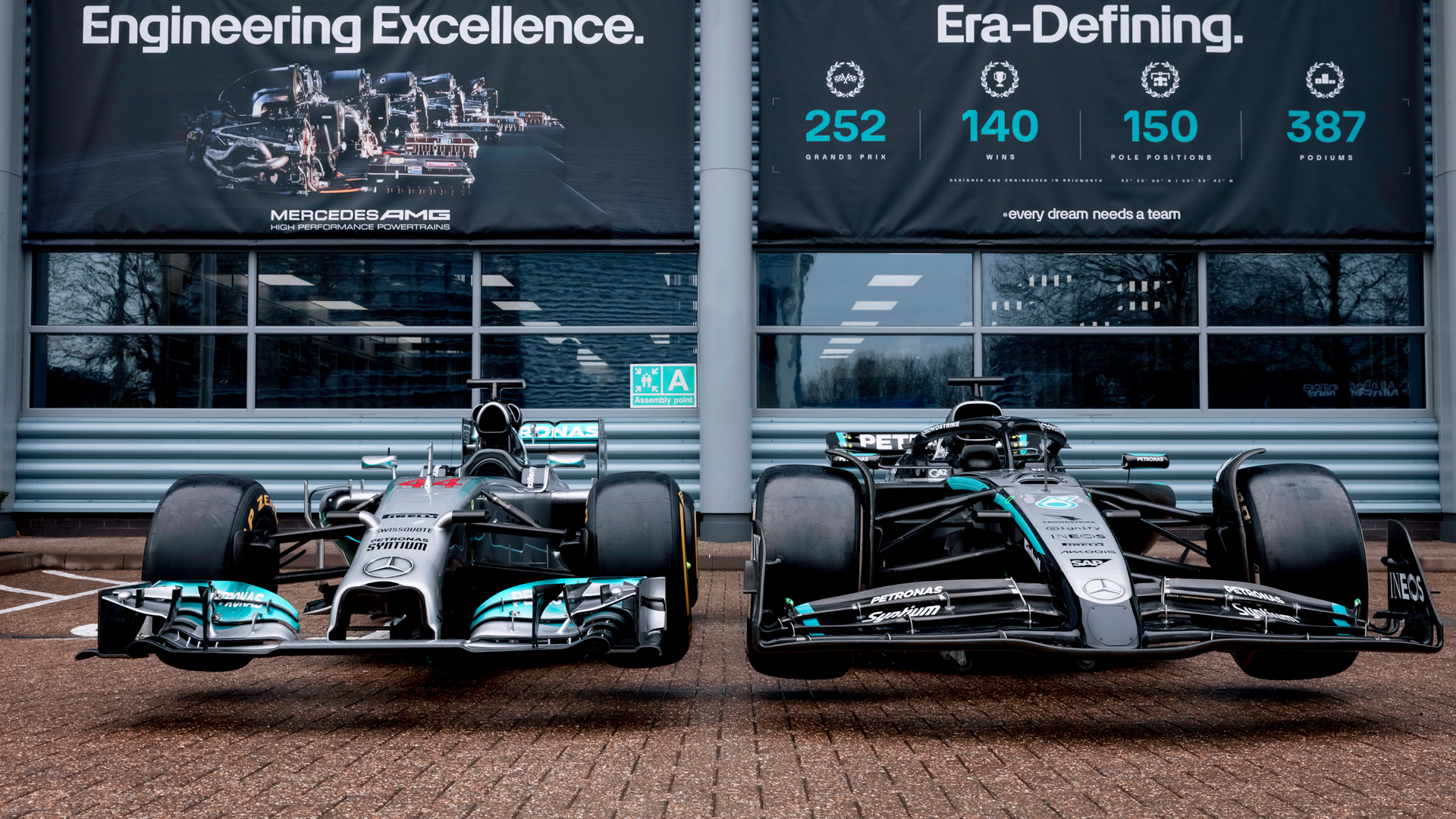 Mercedes-AMG F1 Celebrate the End of the Current F1 Turbo-Hybrid