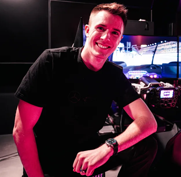 Mercedes Junior driver Fred Vesti
