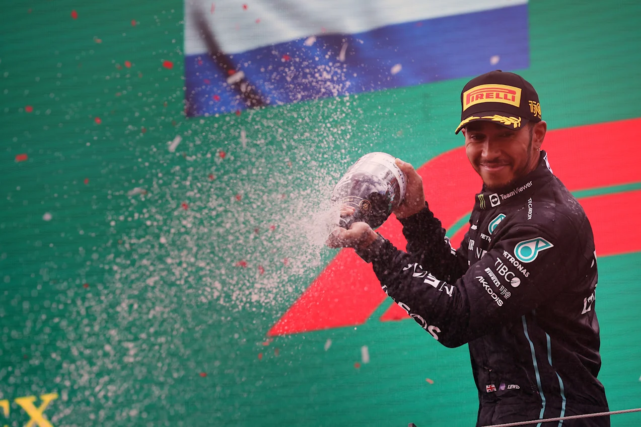 Austria 2022 Lewis Hamilton Podium