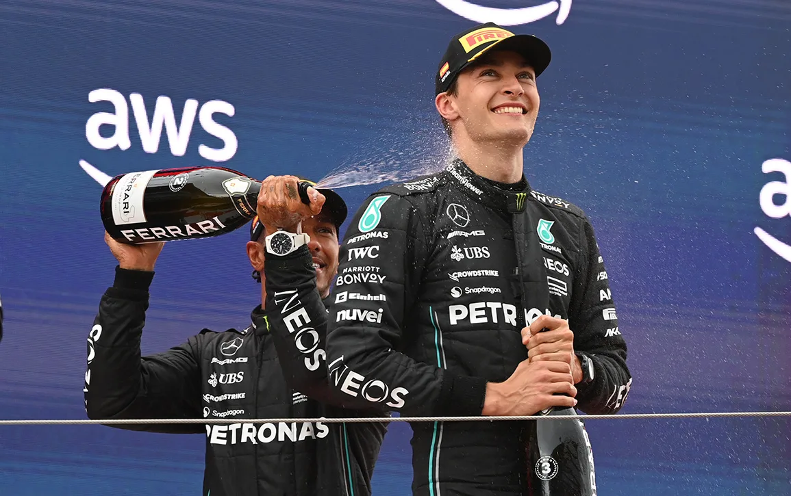 George Russell Mercedes-AMG F1 Spanish GP 2023