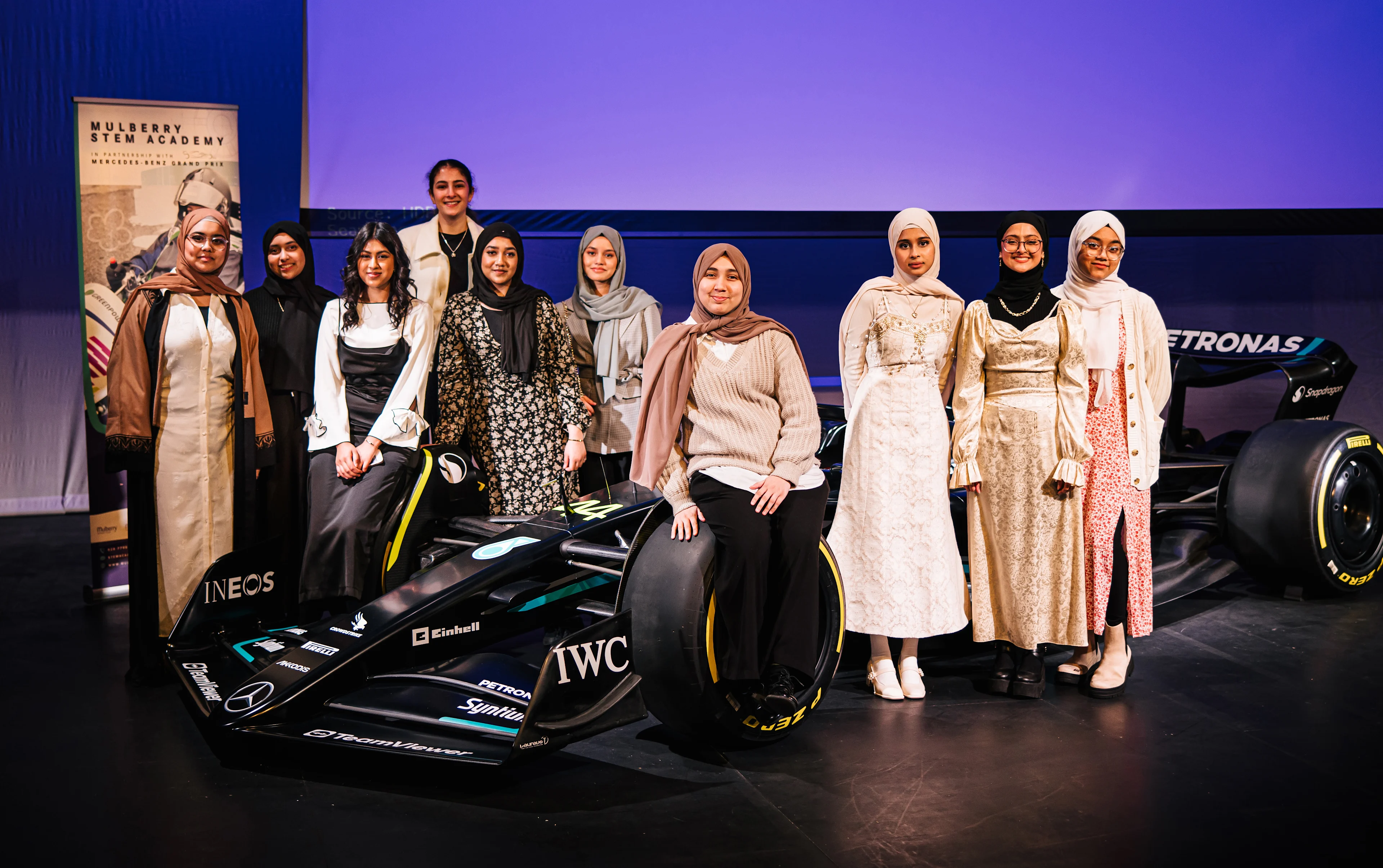 Celebrating STEM Success Mulberry Graduation Ceremony - Mercedes-AMG  PETRONAS F1 Team