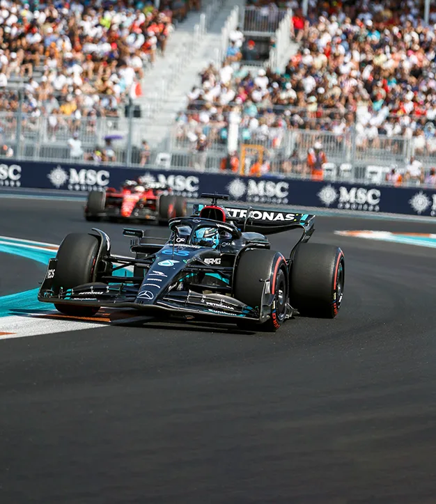 00 George Russell Mercedes-AMG F1 Miami mobile