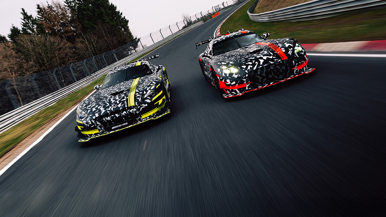 Mercedes-AMG GT Black Series and GT3 race car performance lineup