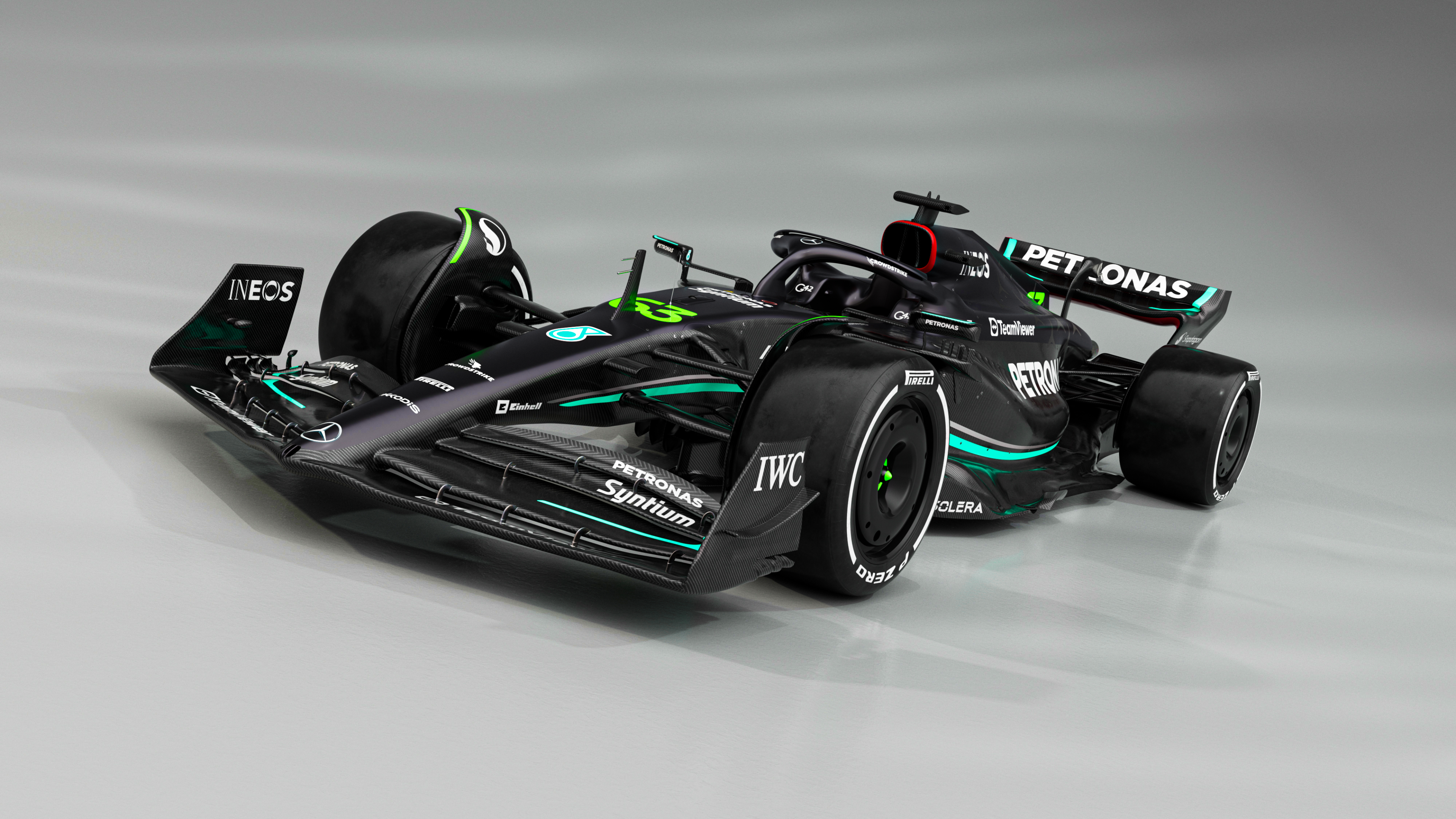 Thưởng thức hình nền Mercedes-AMG PETRONAS F1 đầy sức mạnh và tốc độ! Hình ảnh rực rỡ sẽ cung cấp cho bạn niềm đam mê về xe hơi và đua xe F