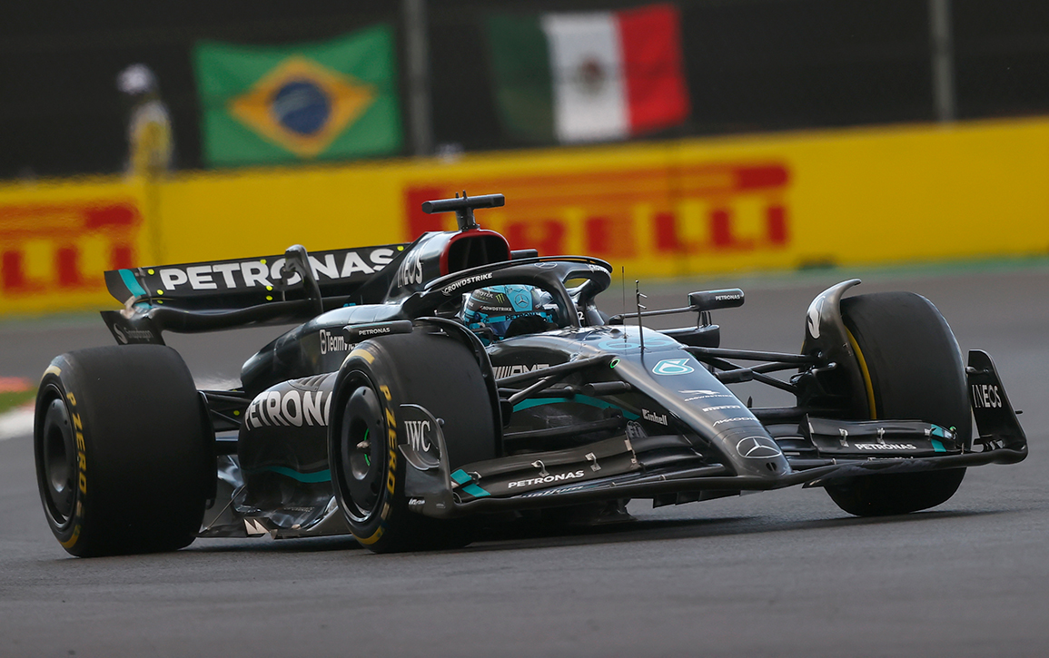 F1: Mercedes surpreende e faz dobradinha no TL3 do México